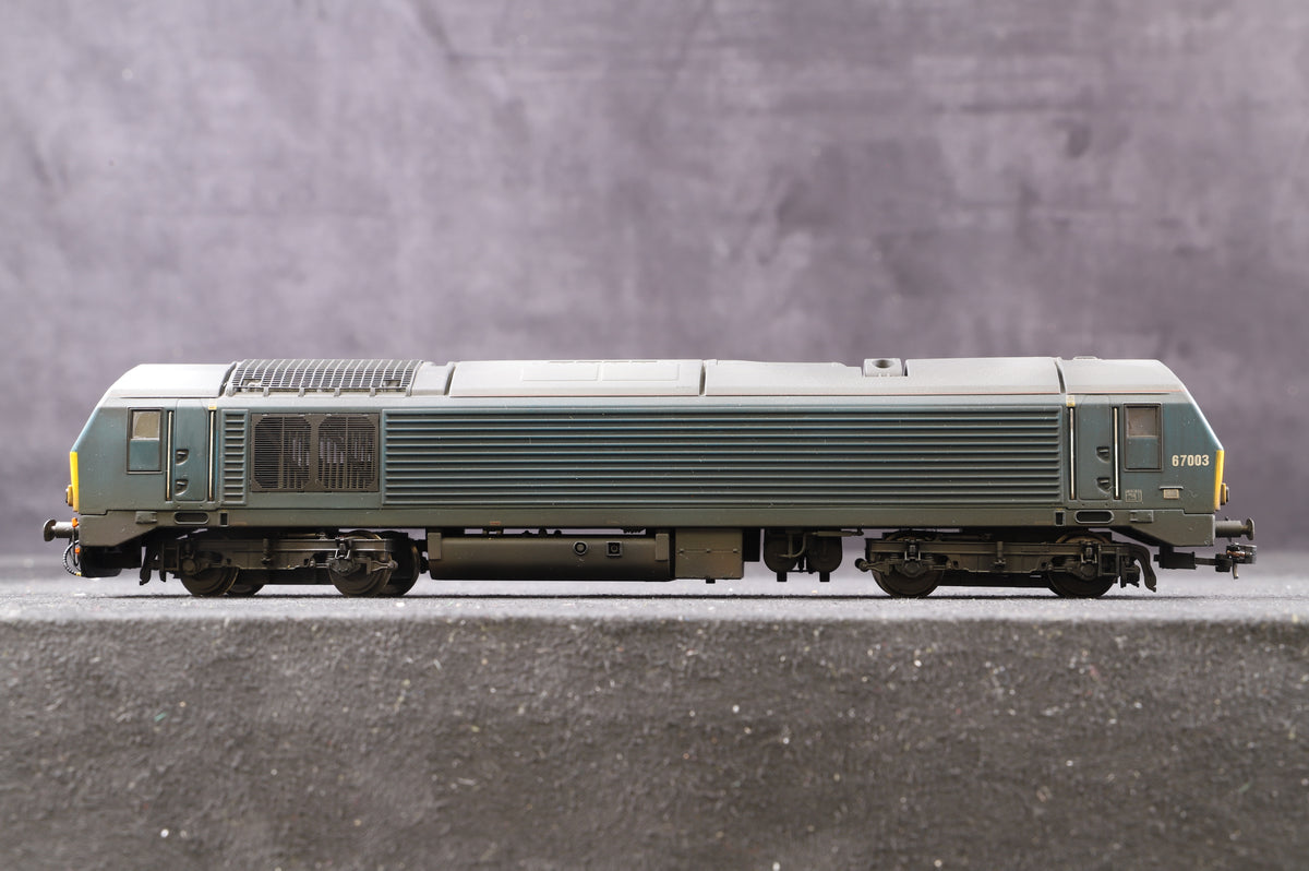 Hornby OO R3268 Arriva Trains Bo-Bo Diesel Electric Class 67 &#39;67003&#39;, Weathered