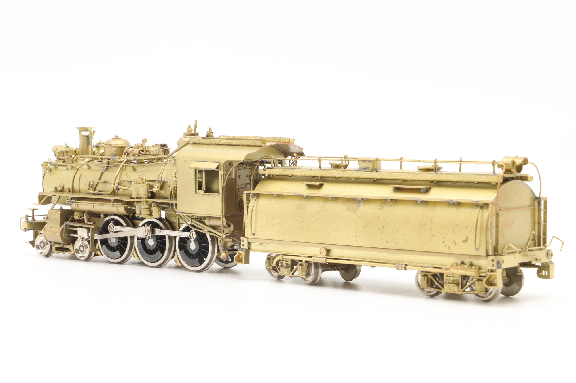 Westside Model Co/Samhongsa HO Brass Southern Pacific Fire Train, Plain Brass