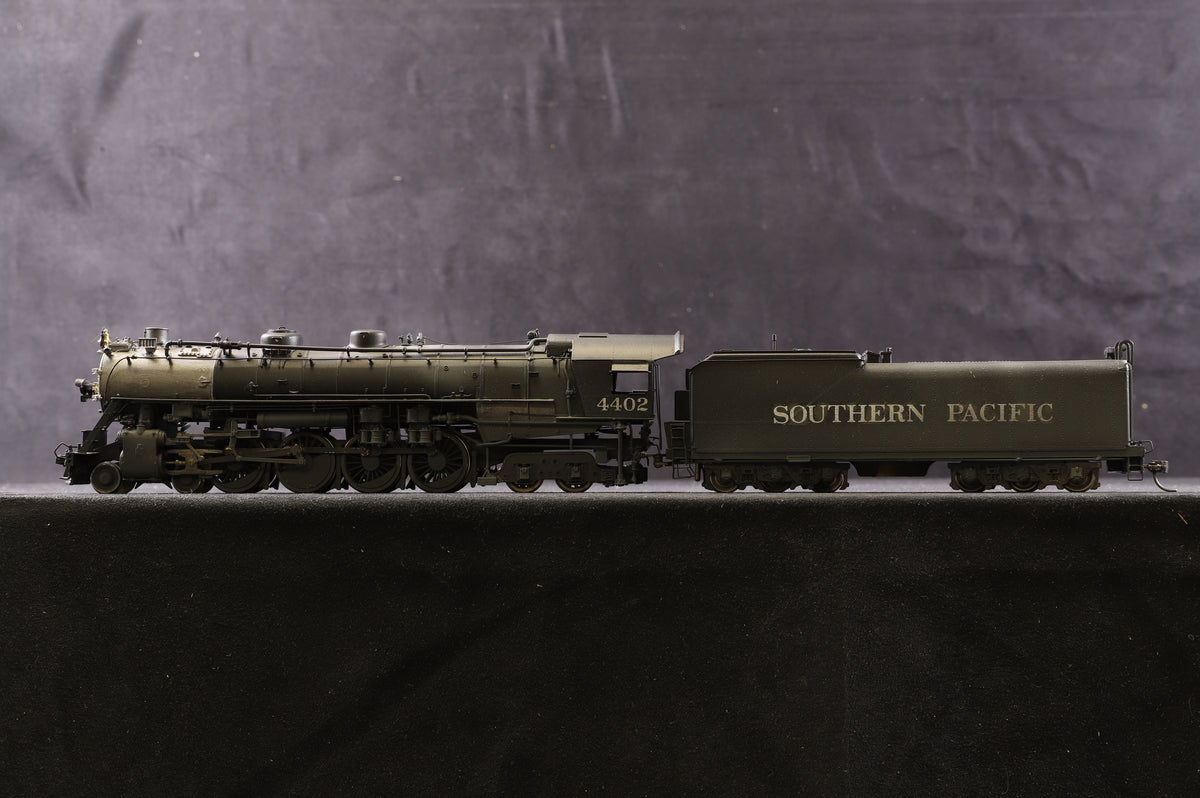 Sunset Models HO Brass GS-1 Class 4-8-4 Southern Pacific &#39;4402&#39; Steam Locomotive, Weathered