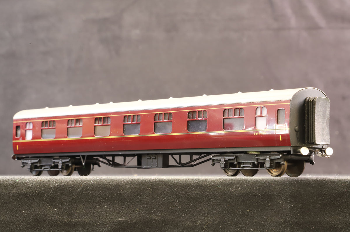 Anbrico OO Hand Built Pair of BR (Ex-LMS) Lined Maroon Stanier Coaches