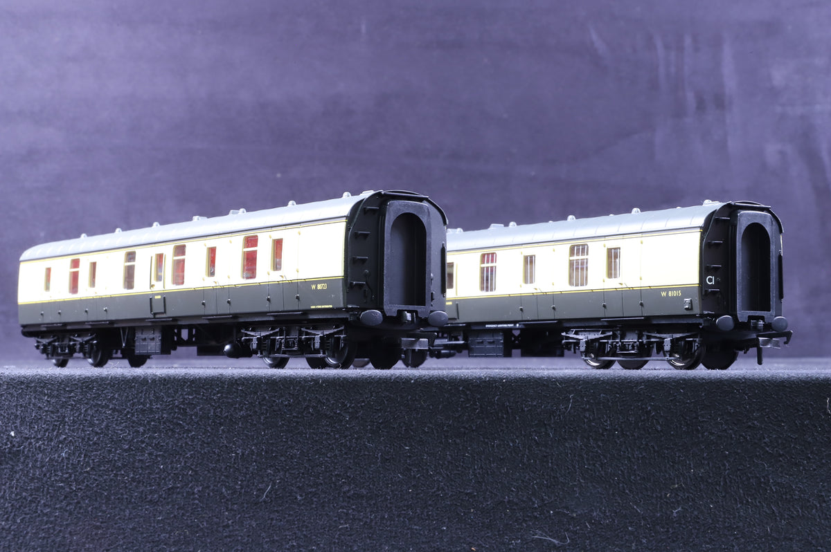 Hornby OO Rake of 4 Mk1 BGs in BR(W) Chocolate/Cream
