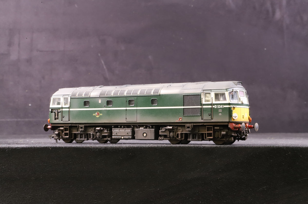 Heljan OO 2609 Class 26/1 D5341 in BR Green w/ Small Yellow Panels &amp; White Stripe - Weathered