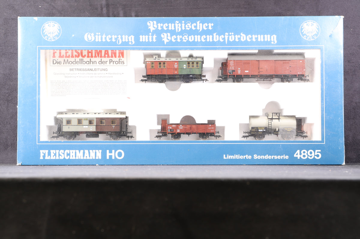 Fleischmann HO 4895 Passenger Goods Train Pack Royal Prussian State Railway