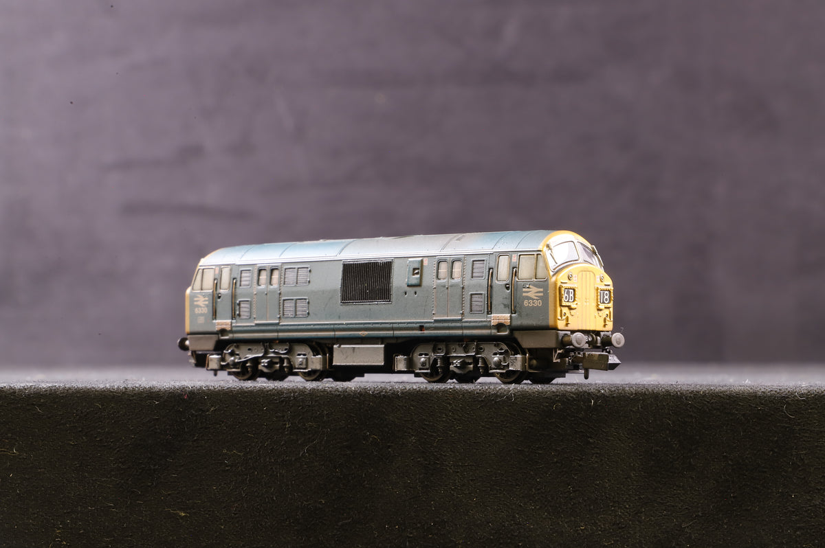 Dapol N 2D-012-012 BR Blue Class 22 &#39;6330&#39; w/Full Yellow Warning Panels, Weathered