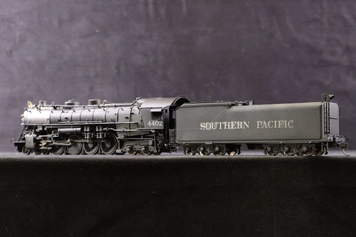 Sunset Models HO Brass GS-1 Class 4-8-4 Southern Pacific &#39;4402&#39; Steam Locomotive, Weathered