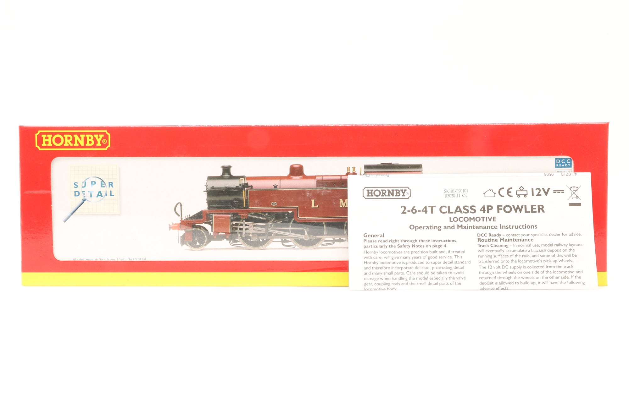 Hornby OO R3020 LMS Fowler 2-6-4T Class 4P No. 2308
