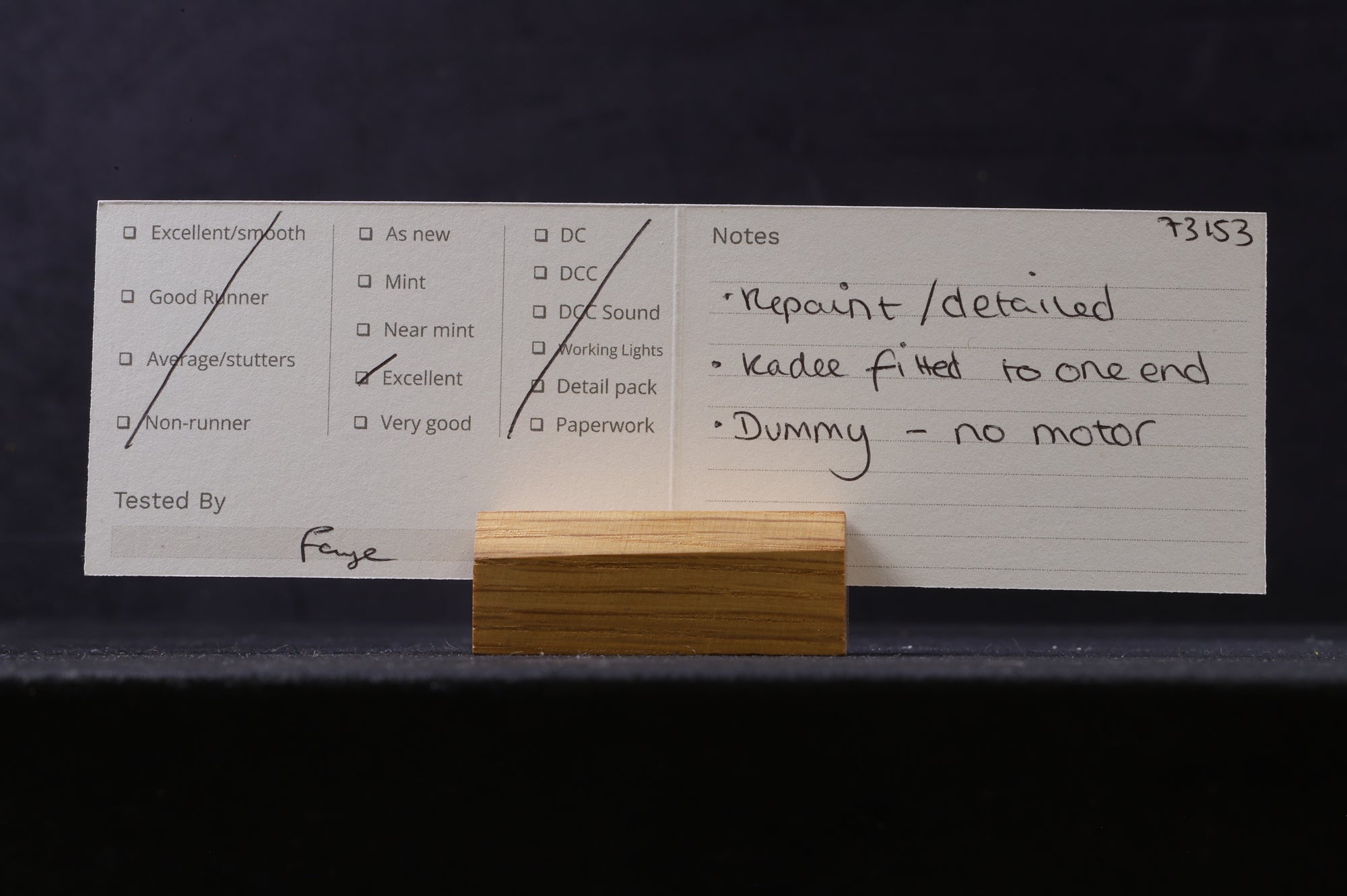 Hornby OO Class 73 '73 153' 'Croydon', Repaint, name & number - Dummy, No Motor