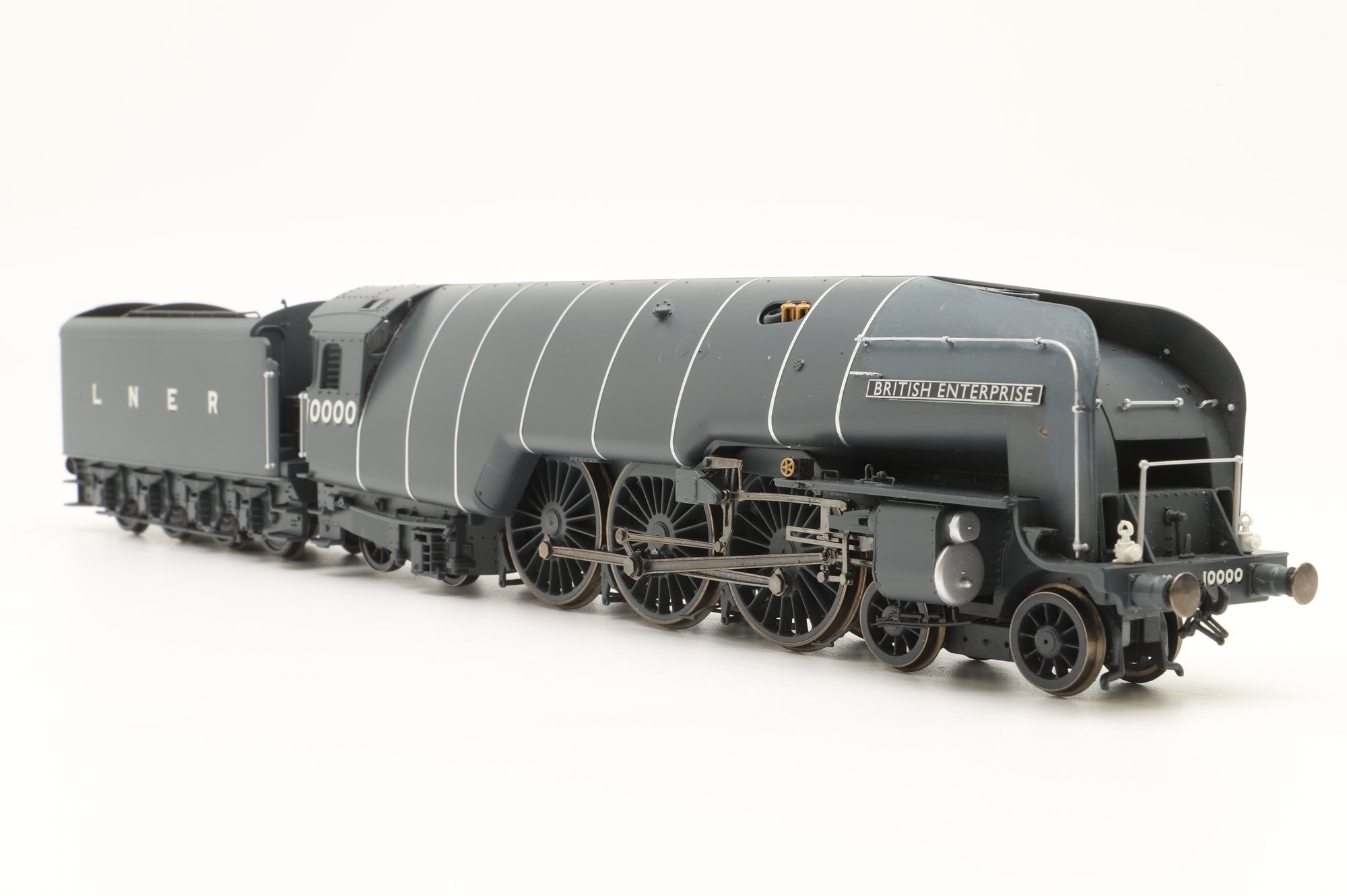 Hornby OO R3841 W1 Class '10000' 'British Enterprise' LNER Grey DCC Fitted