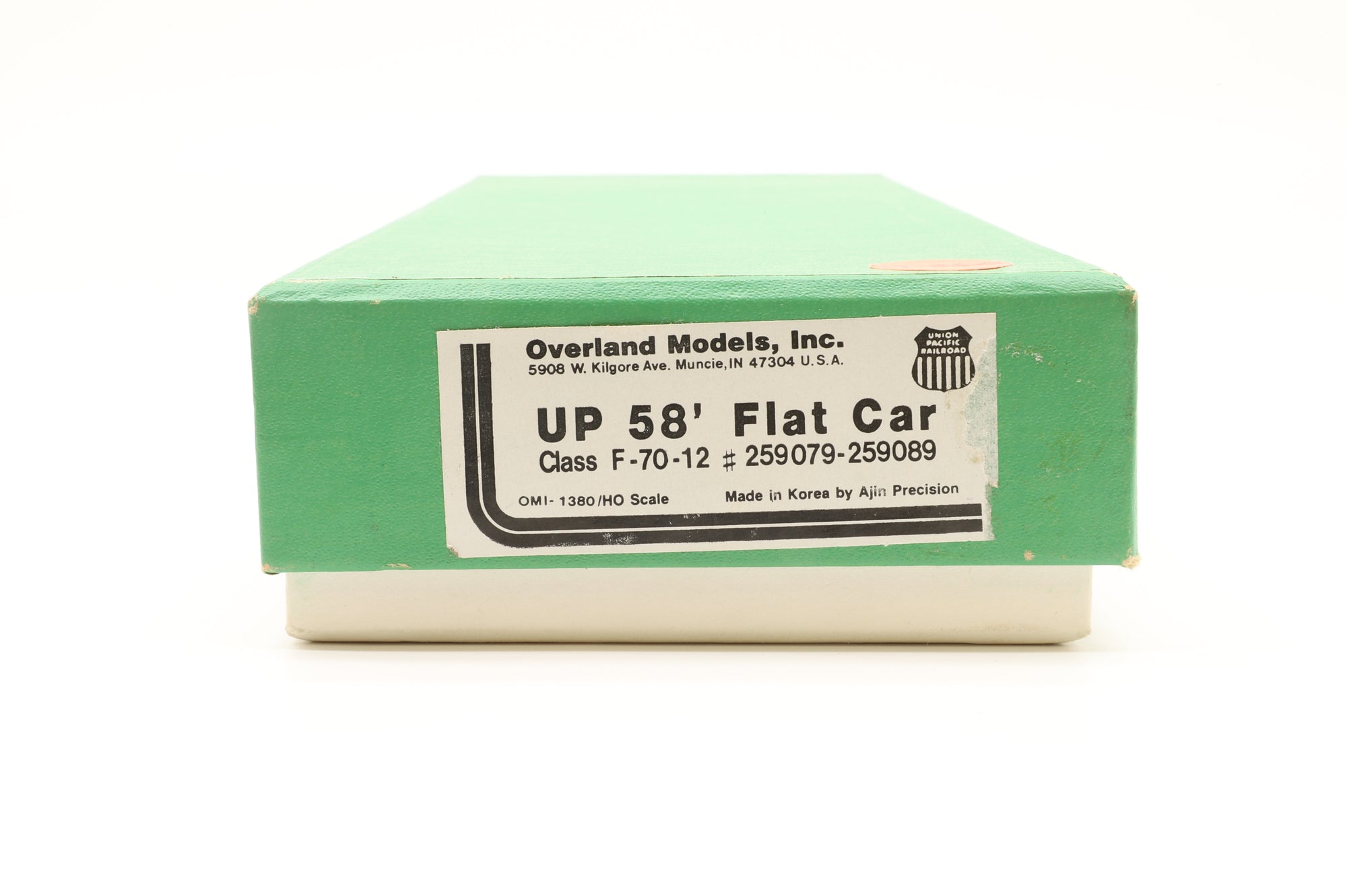 Overland Models HO Brass #259079-259089 F-70-12 UP 58' Flat Car Unpainted