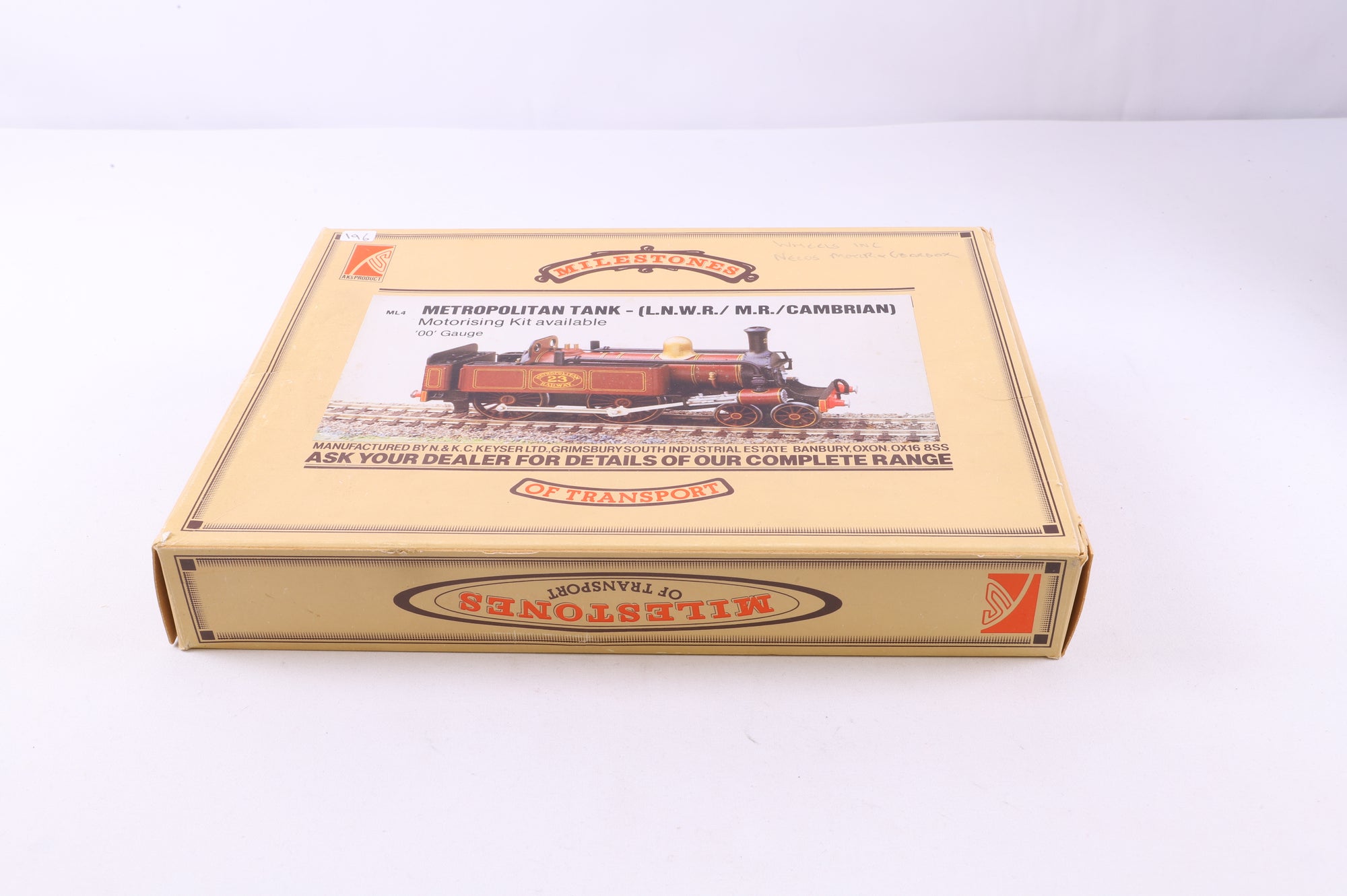 Milestones Kits OO ML4 Metropolitan Tank Kit