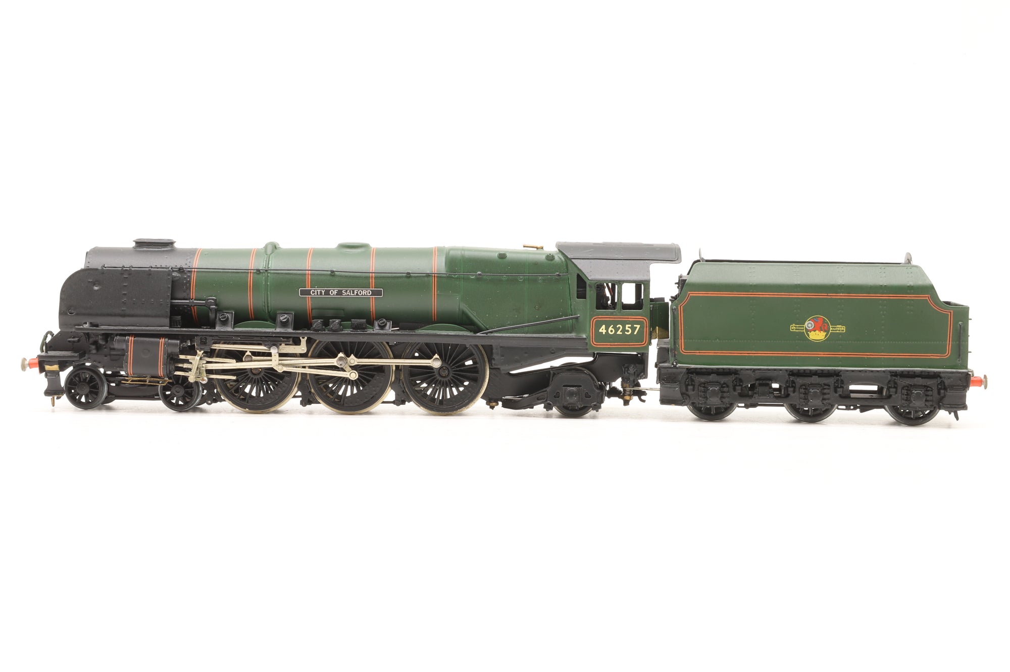 DJH OO K90 Duchess Class '46257' 'City Of Salford' BR Lined Green L/C Kit Built