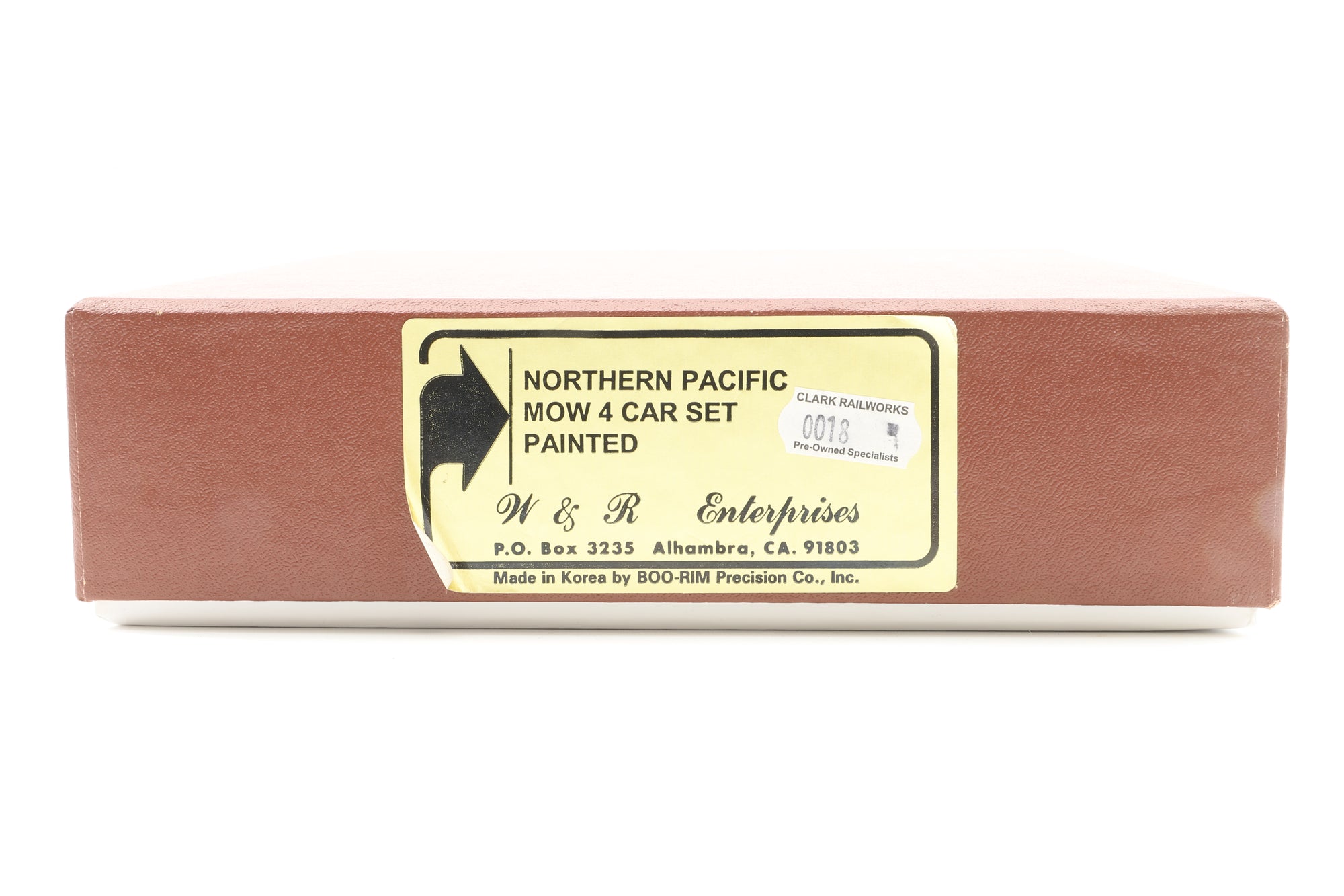 W&R Enterprises MOW 4 Car Set Northern Pacific