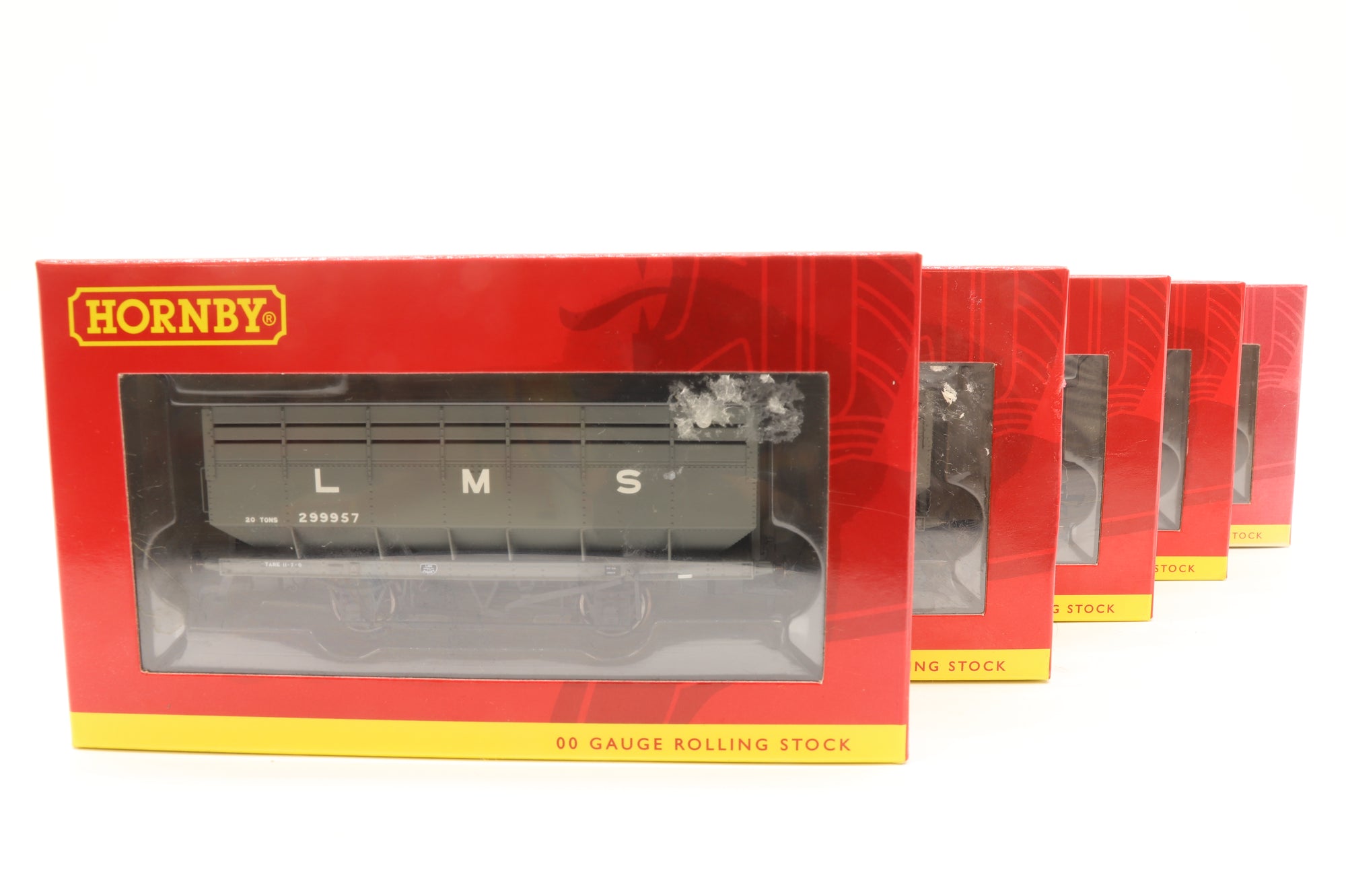 Hornby OO Rake of 5 LMS 20 Ton Coke Hopper R6731