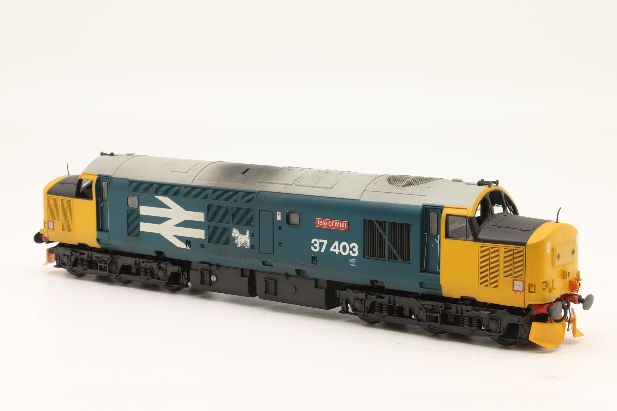 WORKSHOP Bachmann OO Class 37 37403 in BR Large Logo Blue – DCC Sound & Weathered