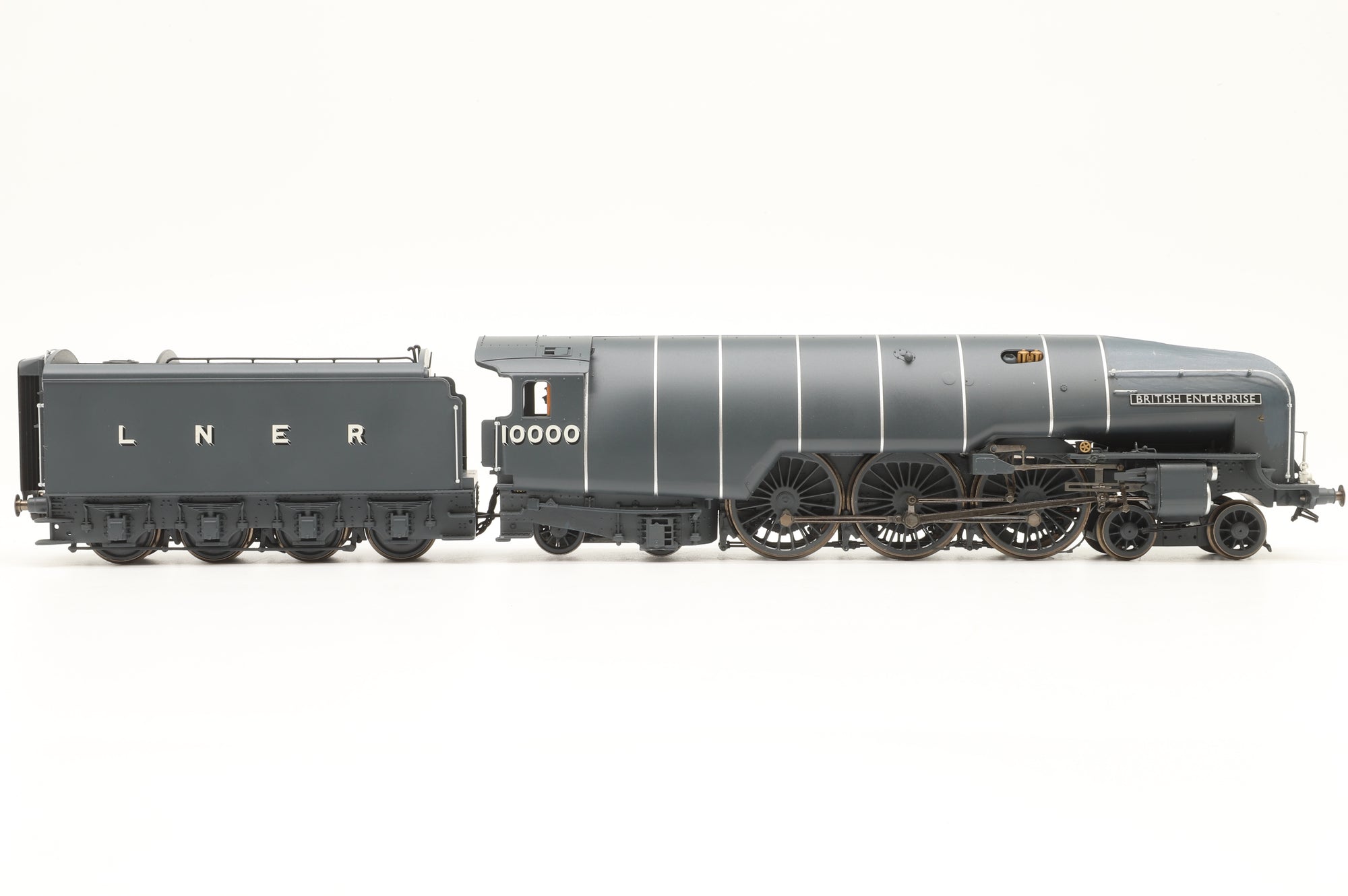 Hornby OO R3841 W1 Class '10000' 'British Enterprise' LNER Grey DCC Fitted
