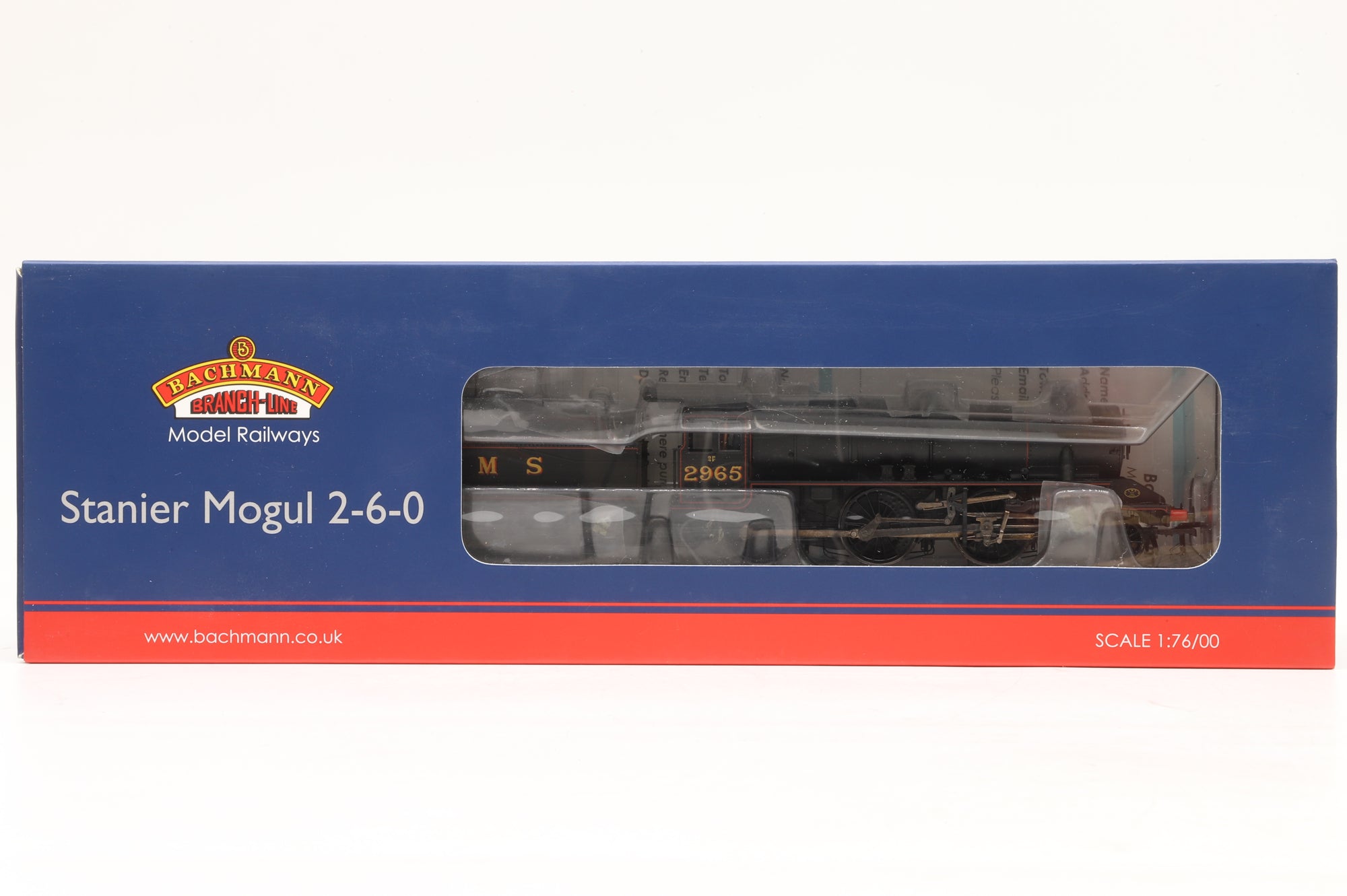 Bachmann OO 31-690 Stanier Mogul '2965' LMS Lined Black