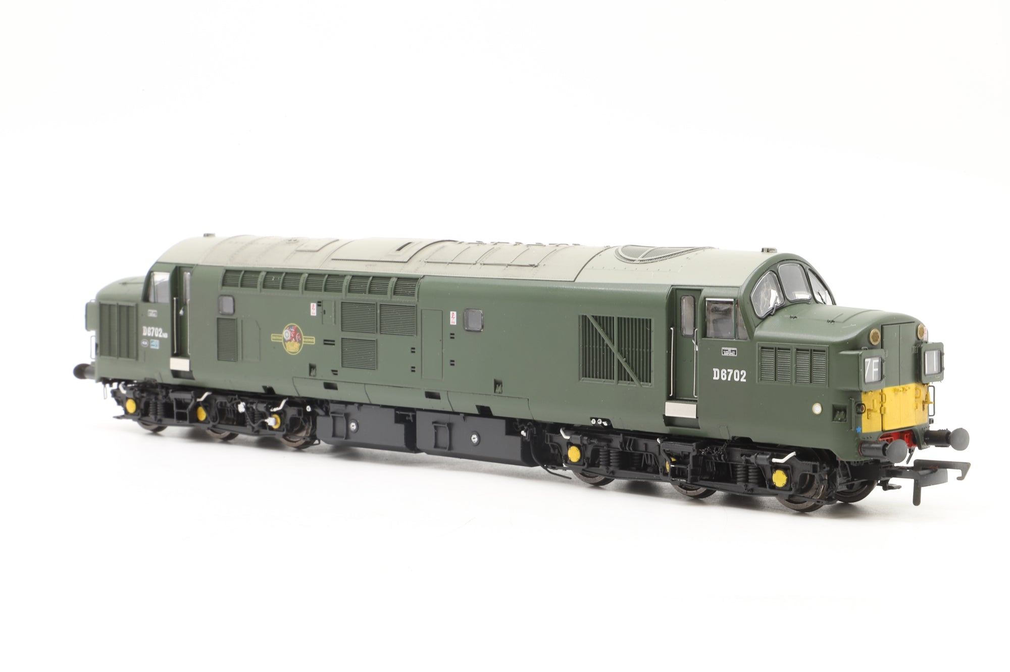 Accurascale OO ACC2301D6702 Class 37/0 'D6702' BR Green Small Yellow Panels DCC Sound