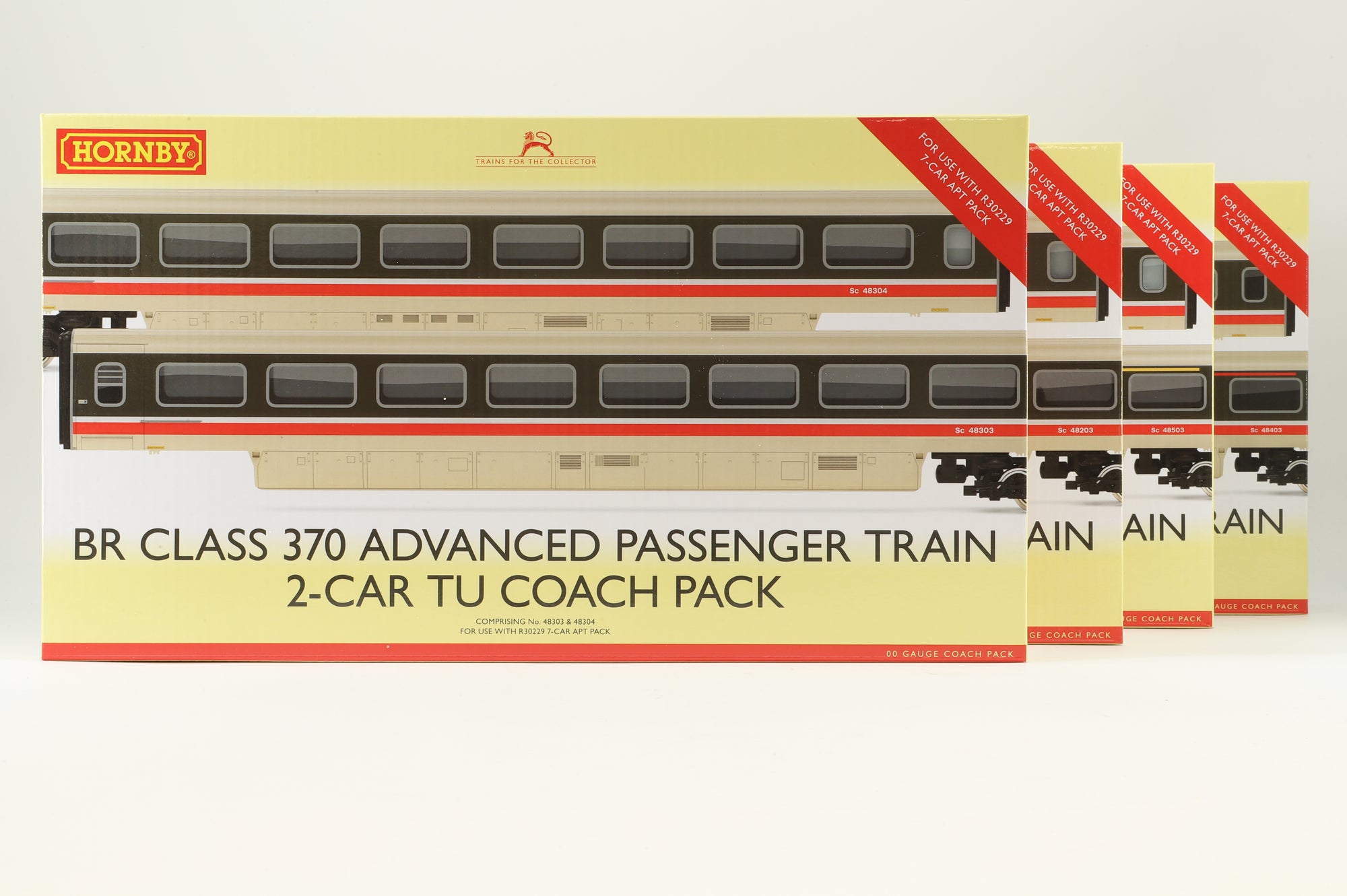 Hornby OO BR Class 370 APT 8 Car Set Inc. R40209, R40210, R40211 & R40212