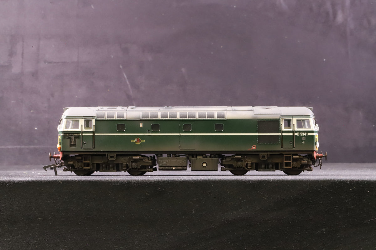 Heljan OO 2609 Class 26/1 D5341 in BR Green w/ Small Yellow Panels &amp; White Stripe - Weathered