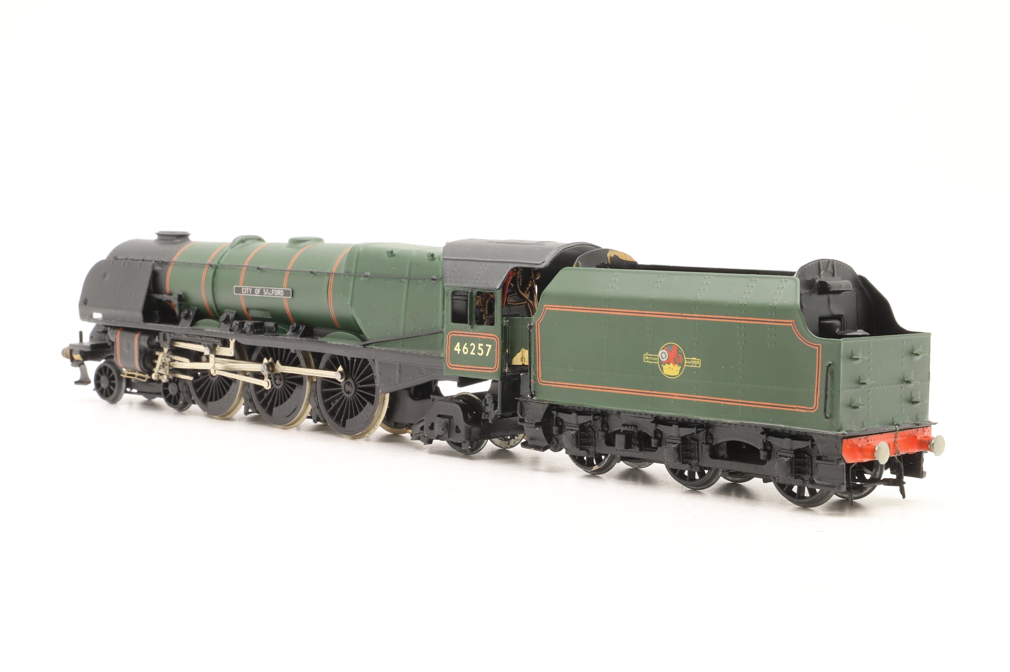 DJH OO K90 Duchess Class '46257' 'City Of Salford' BR Lined Green L/C Kit Built