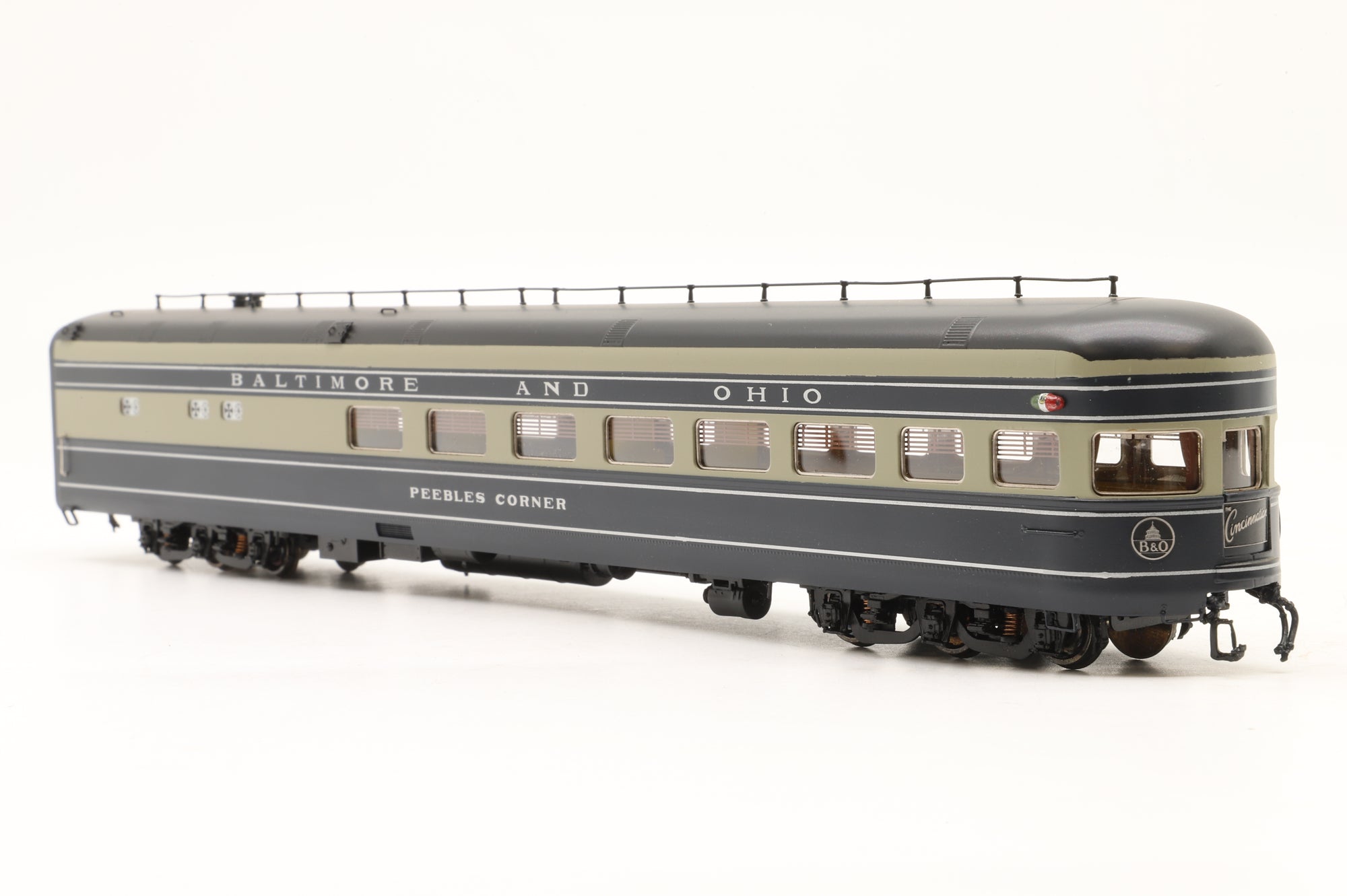 Key Imports/Samhongsa HO Brass The B&O 'Cincinnatian' 5-Car Pack, Factory Painted