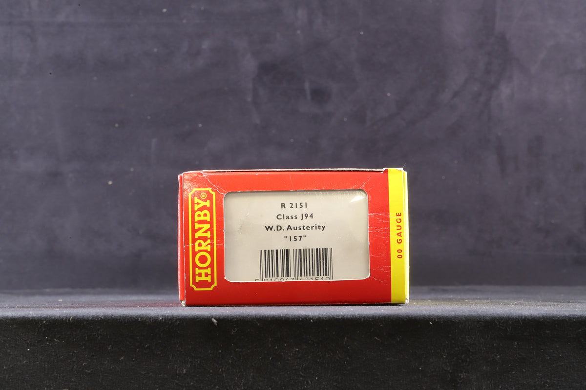 Hornby OO R2151 Class J94 WD Austerity &#39;157&#39; LMR Blue