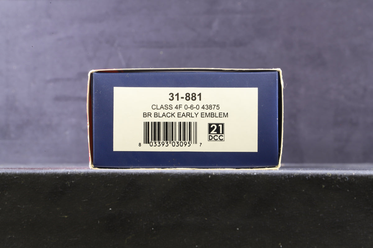 Bachmann OO 31-881 Class 4F &#39;43875&#39; BR Black E/C