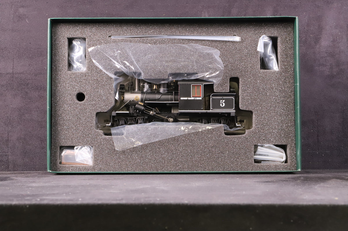 Spectrum On30 28Ton 2 Truck Class B Climax Locomotive Midwest Quarry &amp; Mining Co.