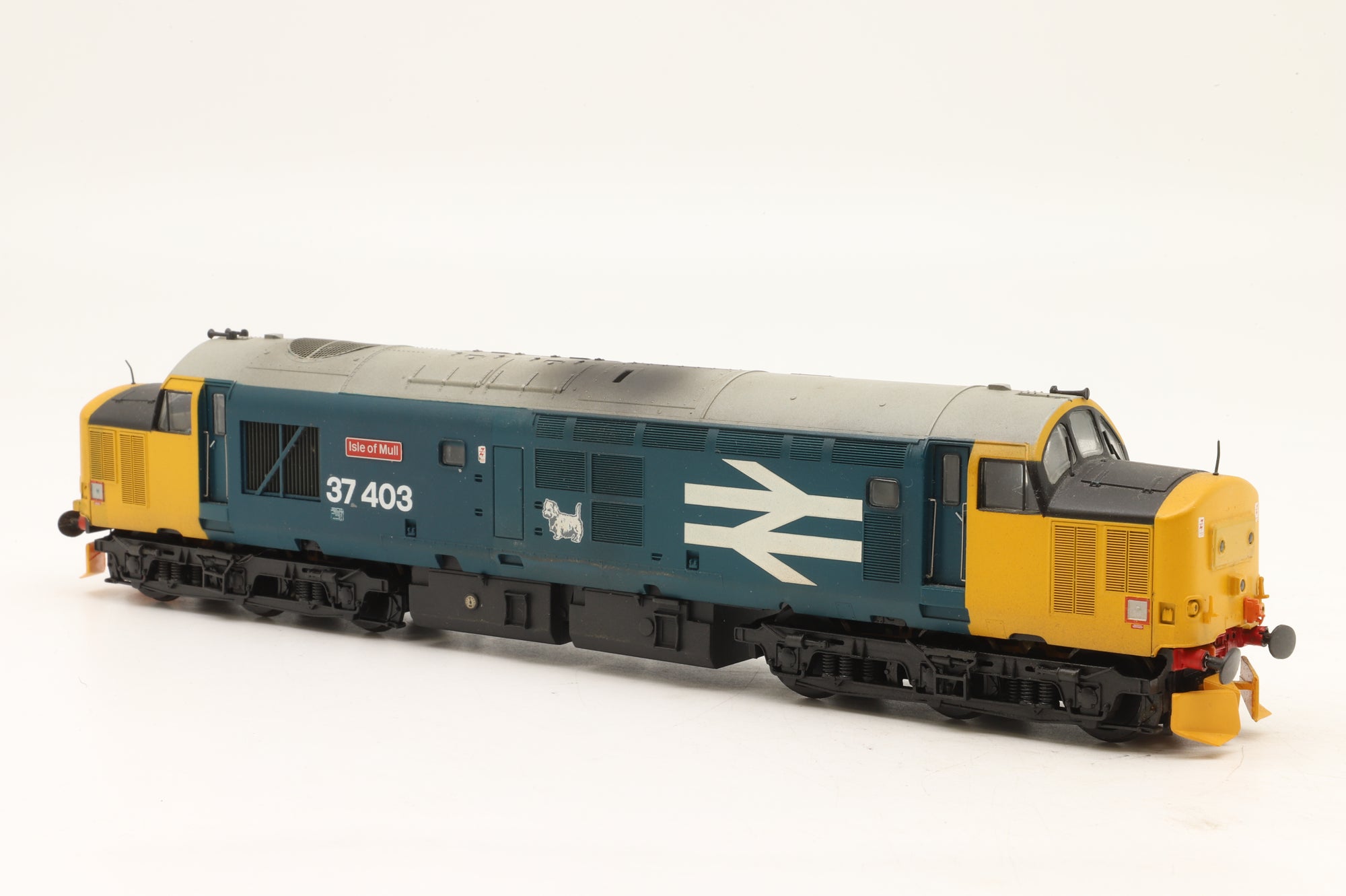 WORKSHOP Bachmann OO Class 37 37403 in BR Large Logo Blue – DCC Sound & Weathered