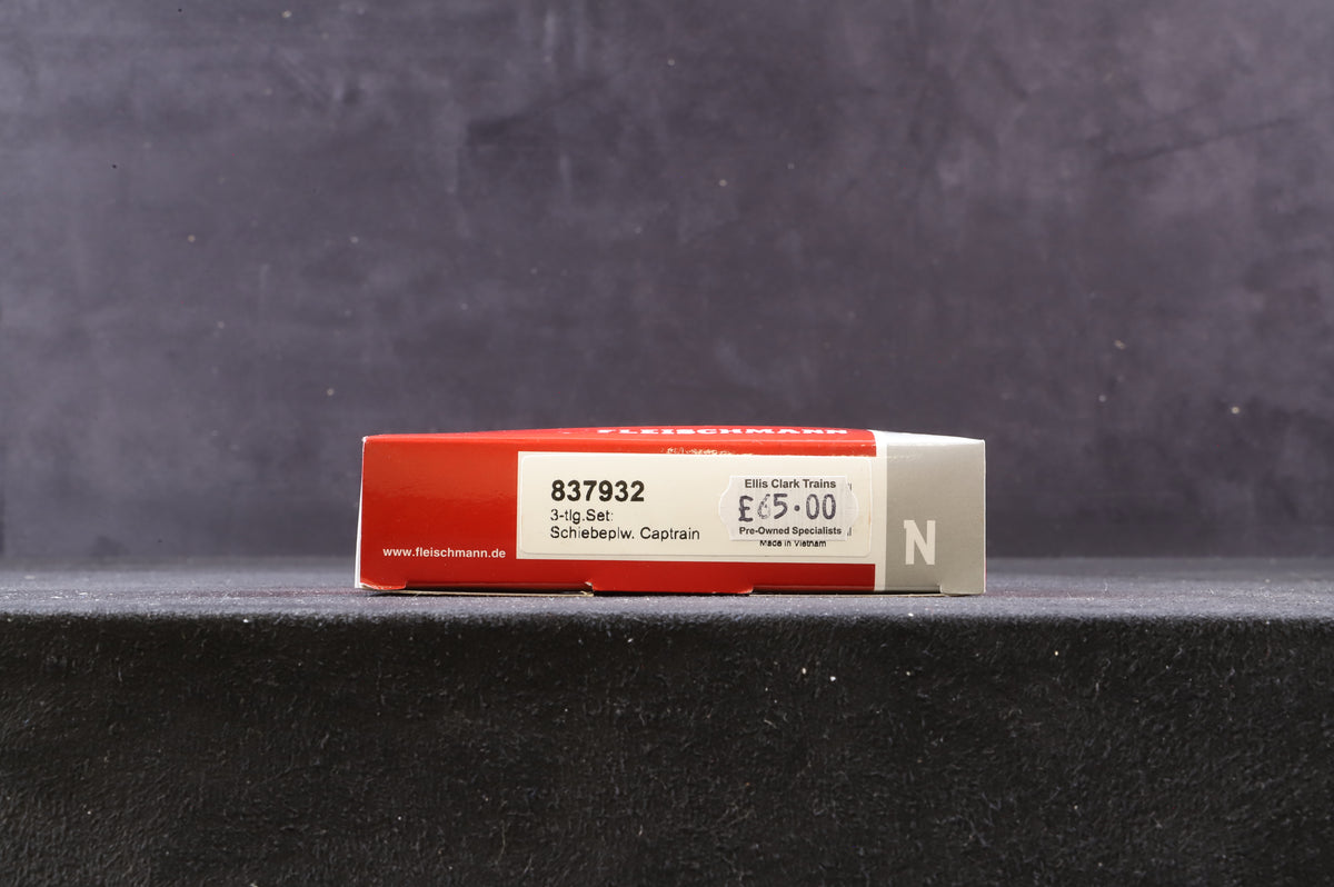 Fleischmann N 837932 Pack Of 3 Tarpaulin Wagons