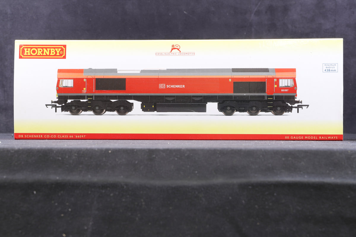 Hornby OO R3778 Class 66 &#39;66097&#39; DB Schenker