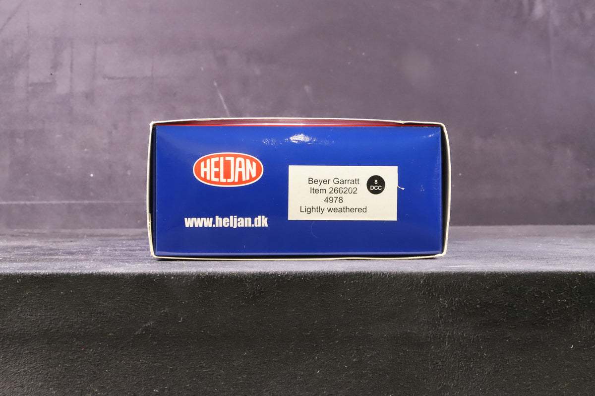 Heljan OO 266202 Beyer Garratt &#39;4978&#39; LMS Black Weathered