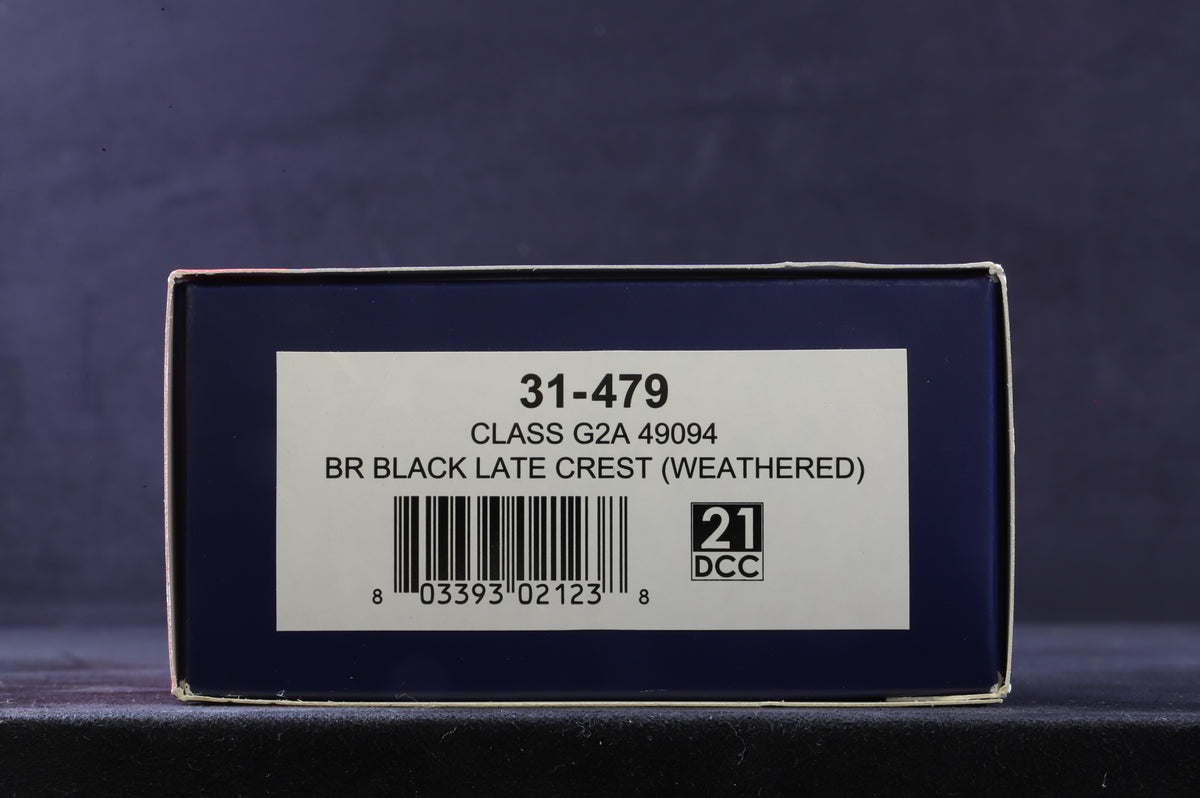 Bachmann OO 31-479 Class G2A &#39;49094&#39; BR Black L/C Weathered