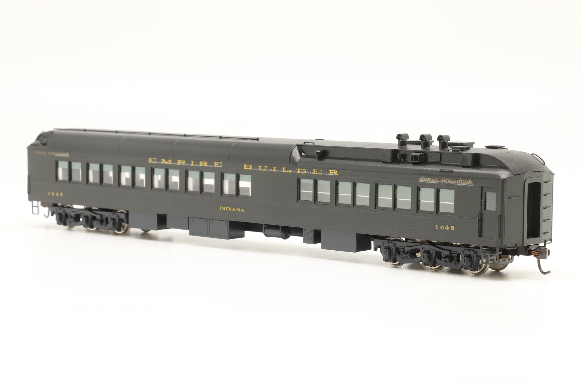 Oriental Limited HO Brass Rake of 9 Great Northern Empire Builder Coaches