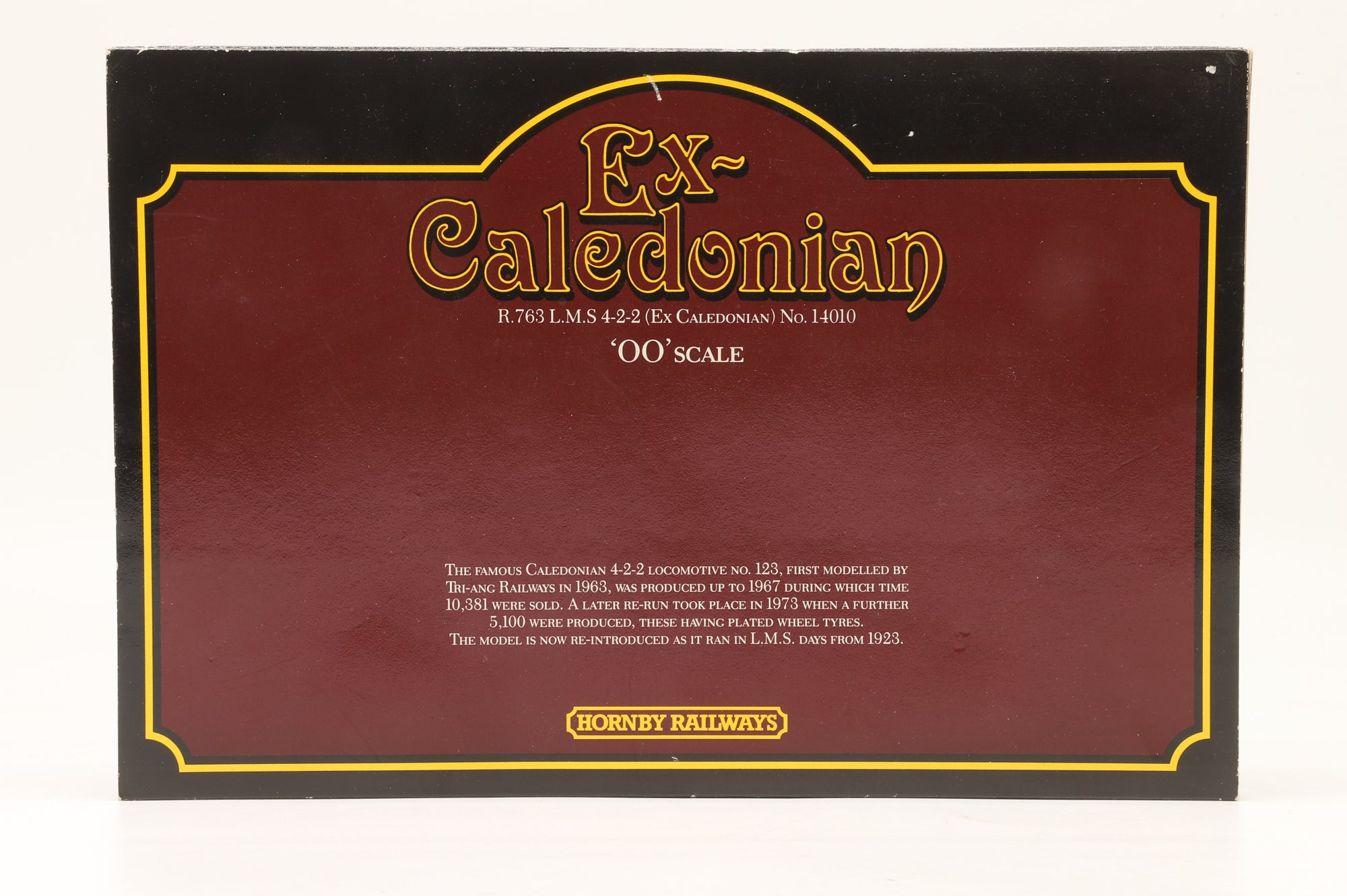 Hornby OO R763 Caledonian Single 4-2-2 '14010' LMS Crimson Lake
