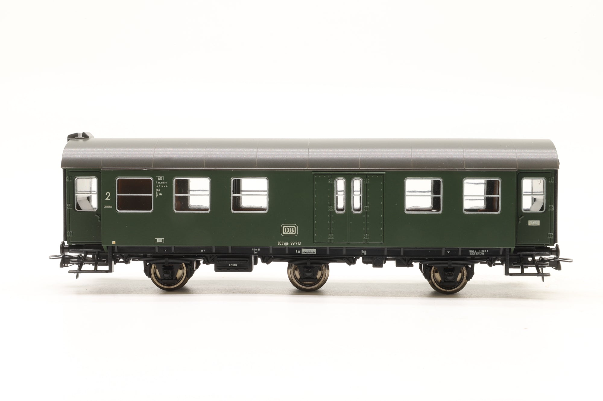 Roco HO 54290/1/3 Rake of 3x DB Green 6-Wheel Coaches