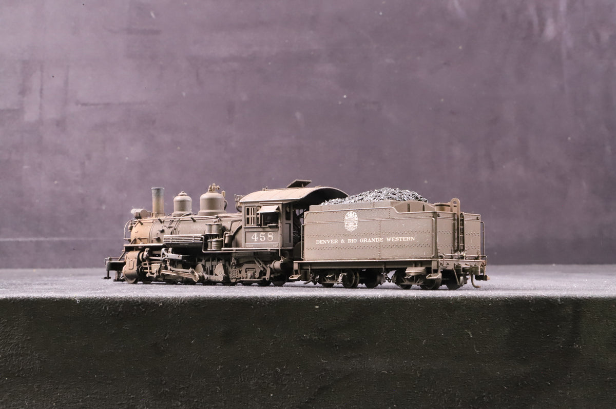 Blackstone Models HOn3 K-27 Class 2-8-2 Denver &amp; Rio Grande Western &#39;458&#39; Weathered DCC Sound