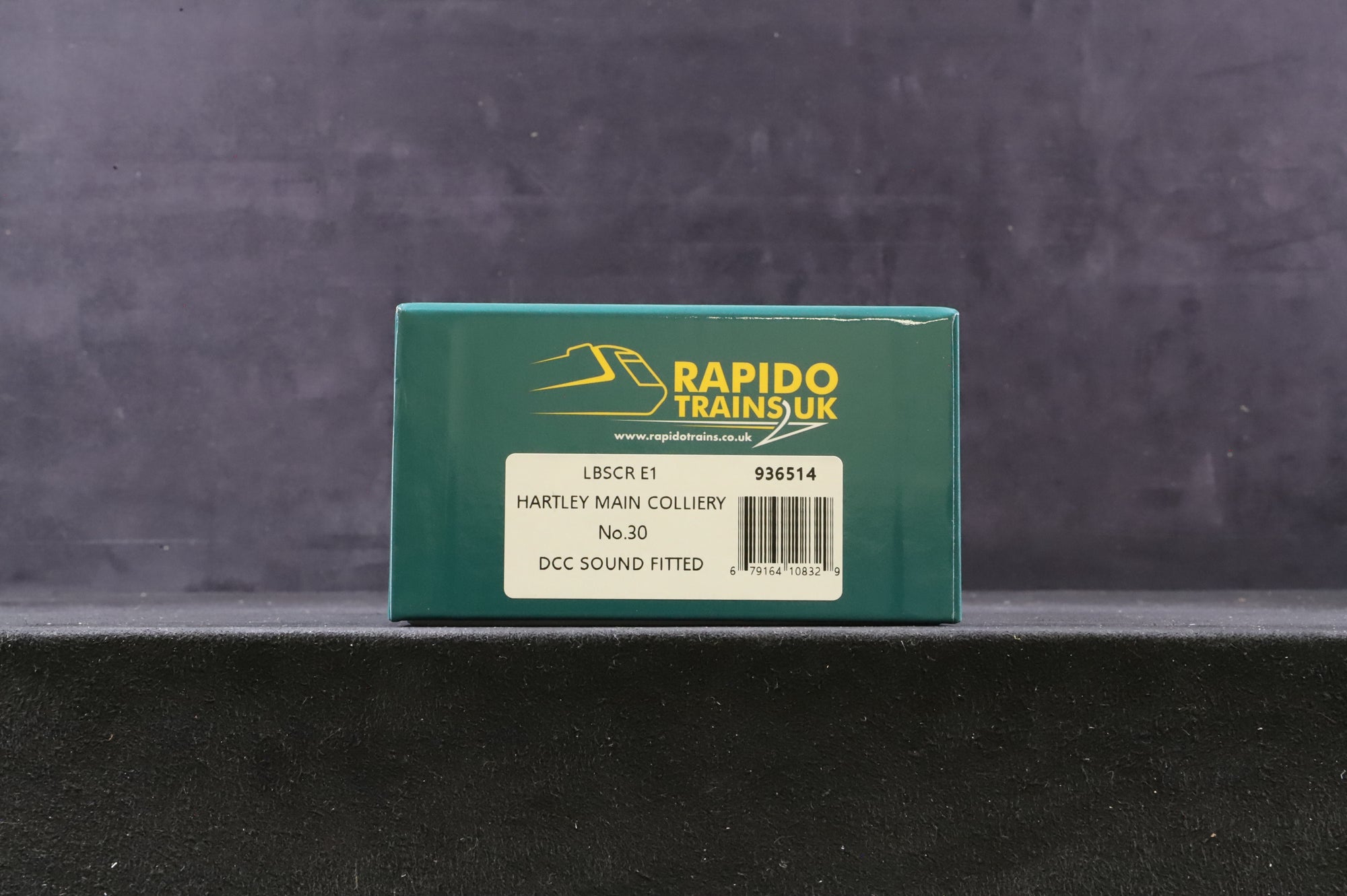 NEW Rapido OO 936514 E1 'No.30' Hartley Main Colliery DCC Sound