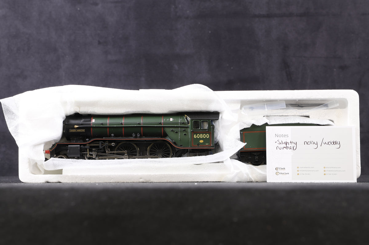 Bachmann OO 31-550 Class V2 &#39;60800&#39; &#39;Green Arrow&#39; BR Green L/C