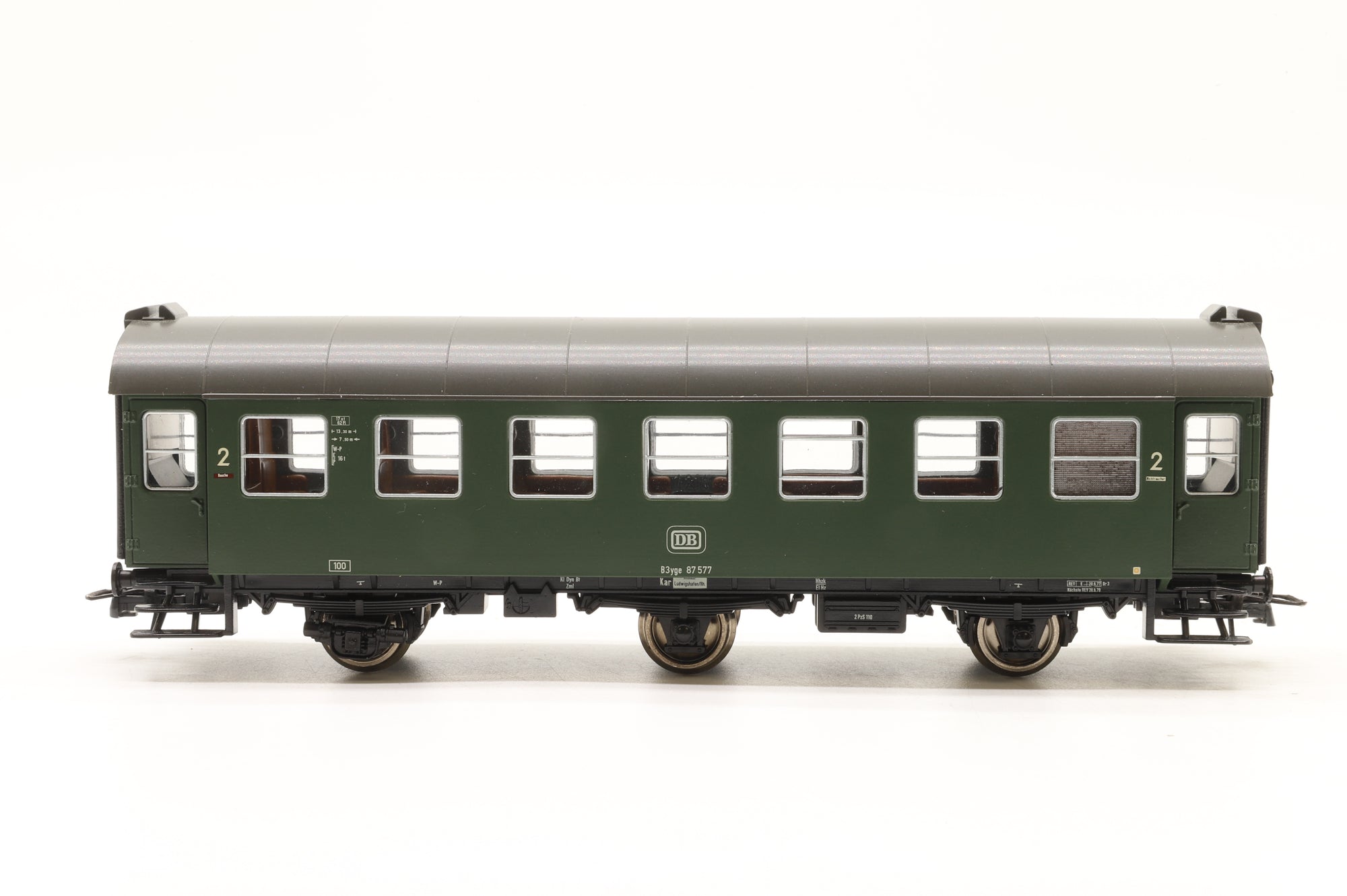 Roco HO 54290/1/3 Rake of 3x DB Green 6-Wheel Coaches