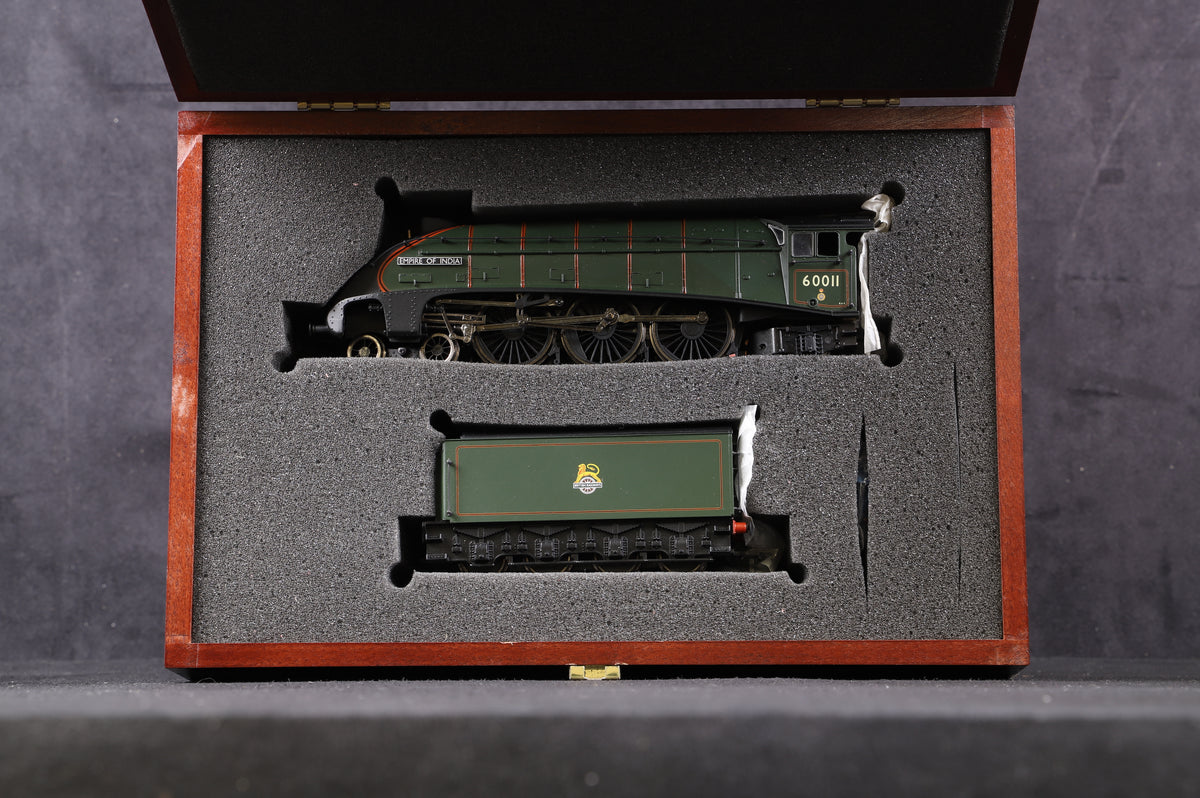 Bachmann OO 31-950A Class A4 4-6-2 &#39;60011&#39; &#39;Empire of India&#39; BR Green E/C Ltd Ed 89/ 500