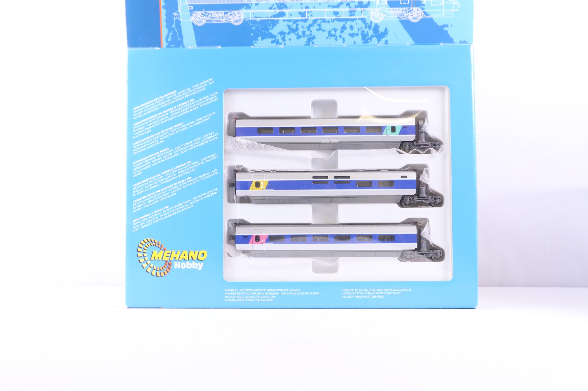 Mehano HO TGV Atlantique Train Set Inc. 4878 & 5455 DCC Fitted