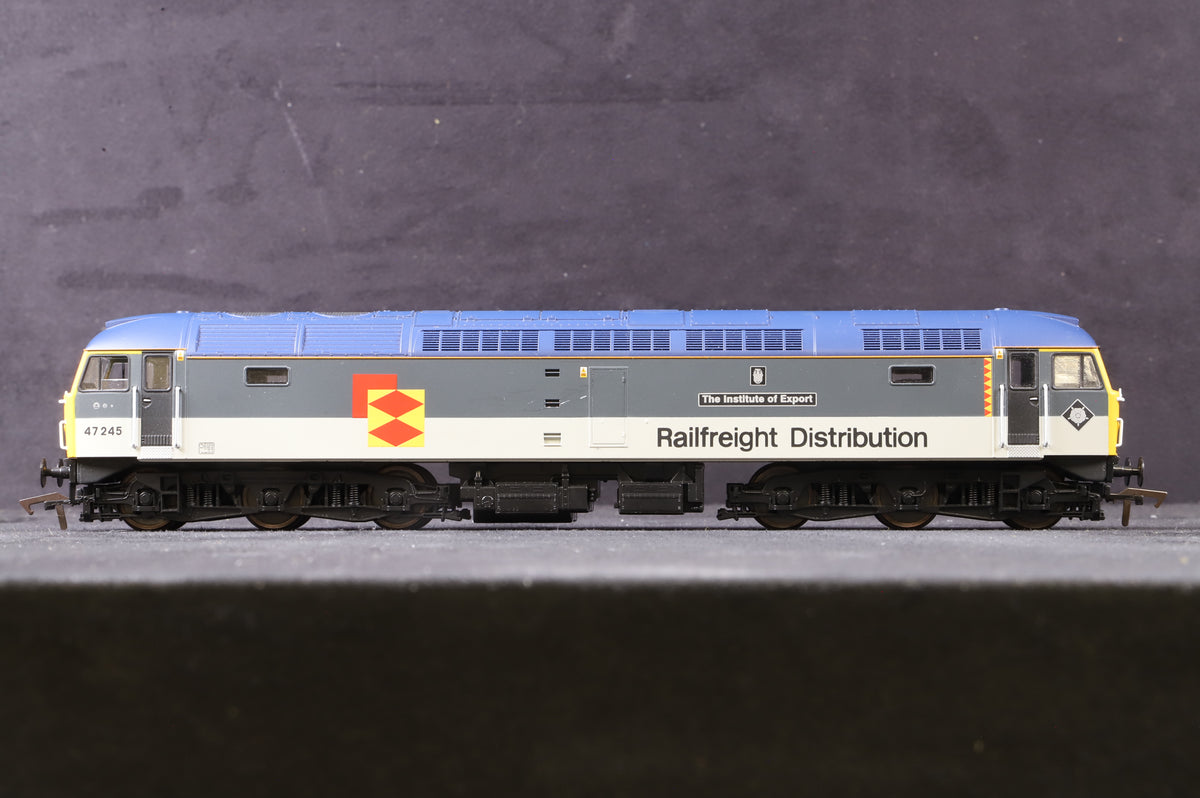 Heljan OO 4630 Class 47 47245 &#39;The Institute of Export&#39; in BR Railfreight Distribution Livery