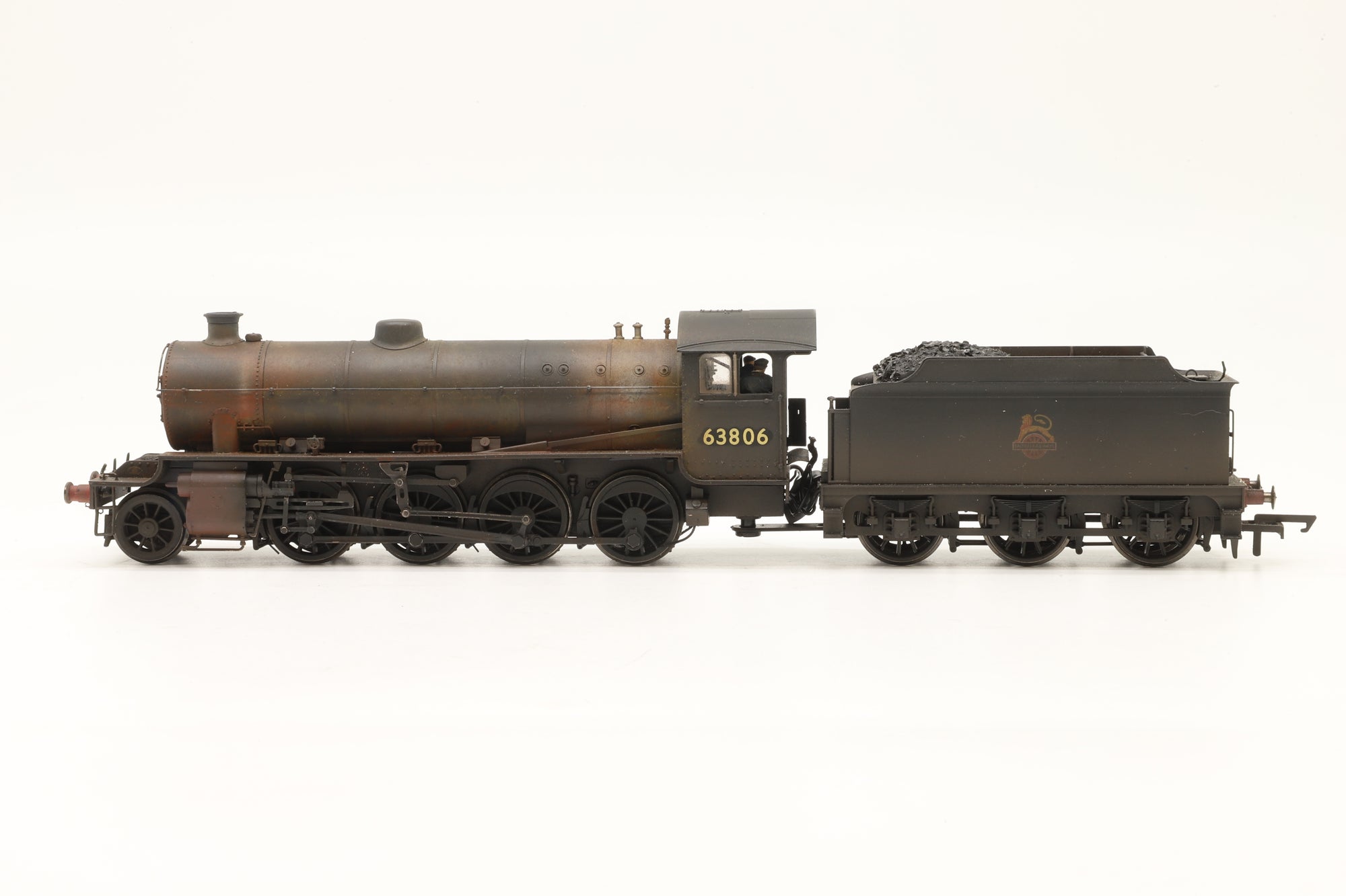 Hornby OO R3730 Thompson Class O1 '63806' BR Black E/C Weathered DCC Sound