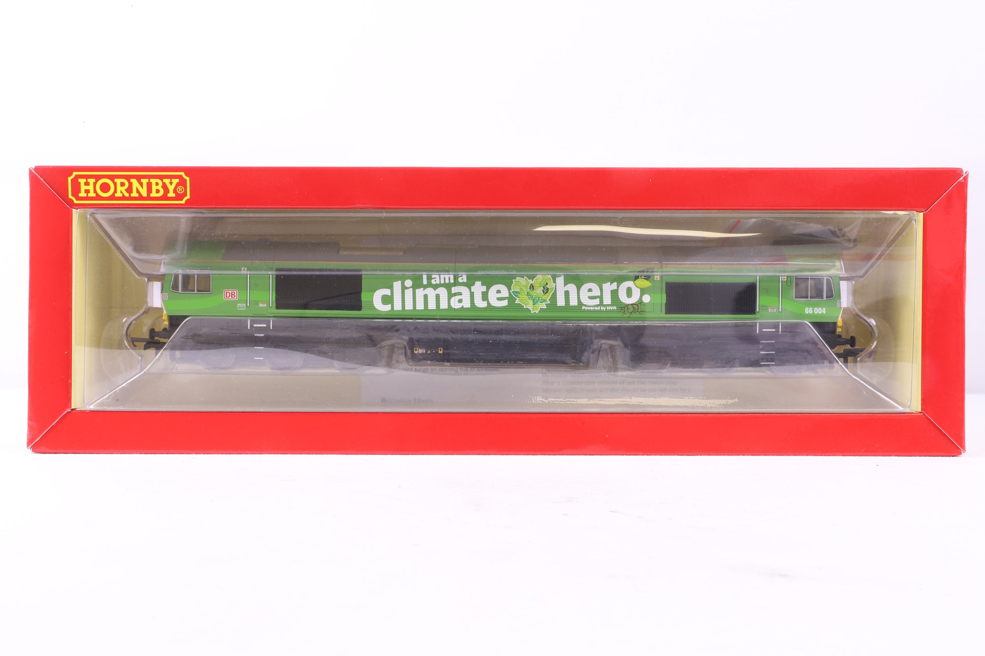 Hornby OO R30222 DB Class 66 Co-Co 'I Am A Climate Hero' '66044'