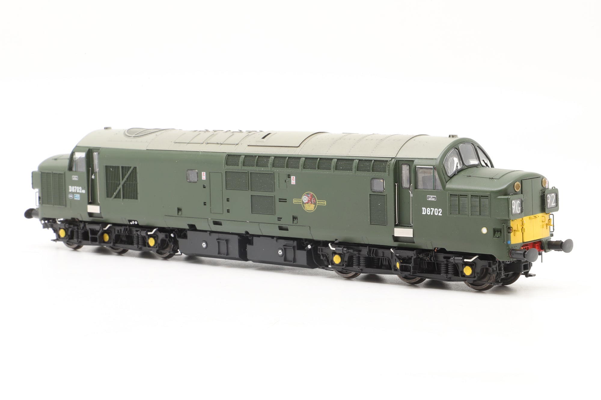 Accurascale OO ACC2301D6702 Class 37/0 'D6702' BR Green Small Yellow Panels DCC Sound
