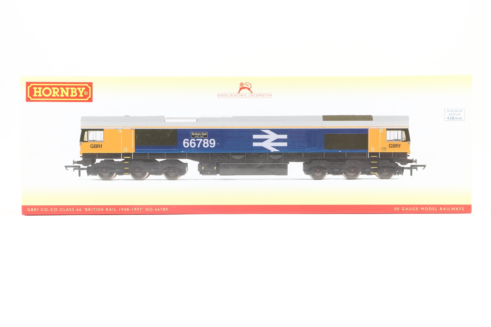 Hornby OO R3748 GBRf Co-Co Class 66 'British Rail.194801997' '66789', DCC Fitted