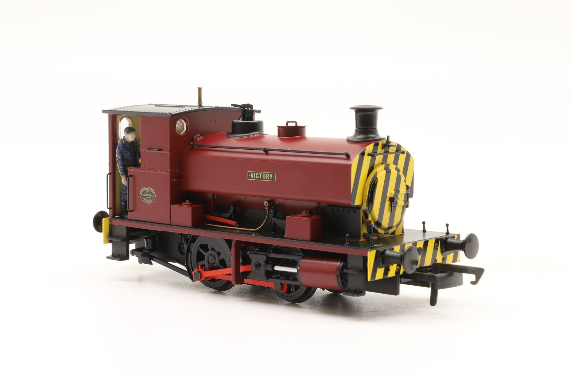 Accurascale OO ACC2998 Andrew Barclay 0-4-0ST 14'' 'Victory' in Maroon w/ Wasp Stripes