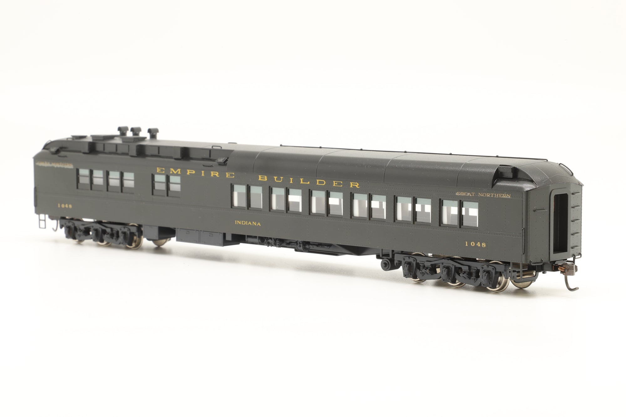 Oriental Limited HO Brass Rake of 9 Great Northern Empire Builder Coaches