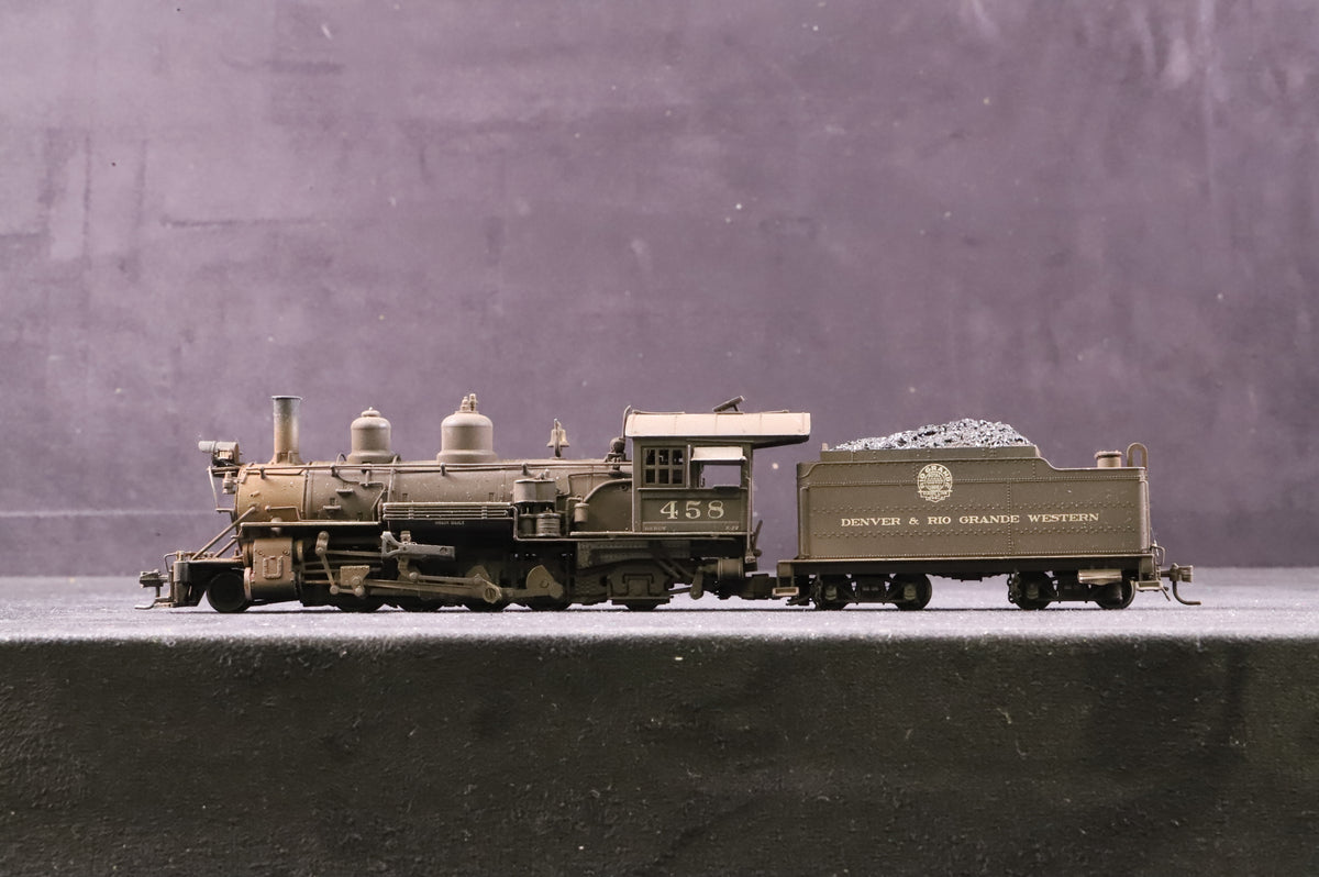 Blackstone Models HOn3 K-27 Class 2-8-2 Denver &amp; Rio Grande Western &#39;458&#39; Weathered DCC Sound